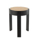 Stool Pune Mango Wood Black-Krukjes-J-Line