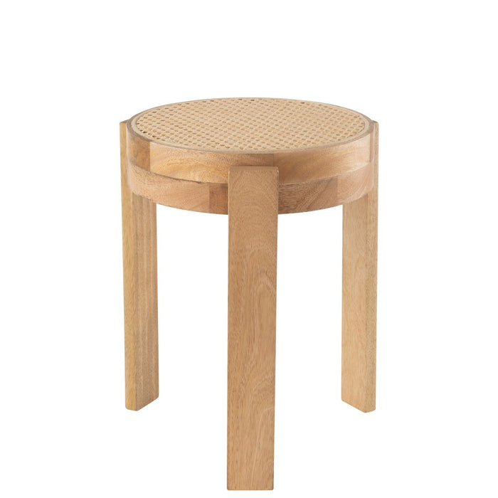 Stool Pune Mango Wood Natural-Krukjes-J-Line