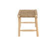 Stool Timo Grass/Teak Wood Natural Large-Krukjes-J-Line