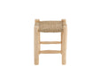 Stool Timo Grass/Teak Wood Natural Small-Krukjes-J-Line