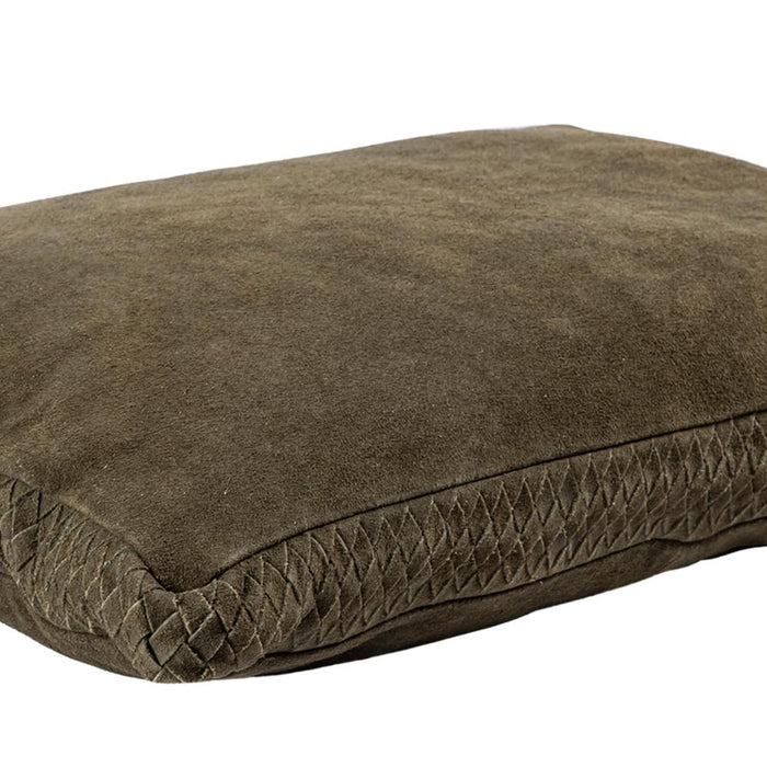 Suky Groen Suède Leer Sierkussen Rechthoekig S-Decoratief kussen-PTMD