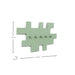 TETROMINO Kapstok - Dusty Green Spinder Design-Kapstokken-Spinder