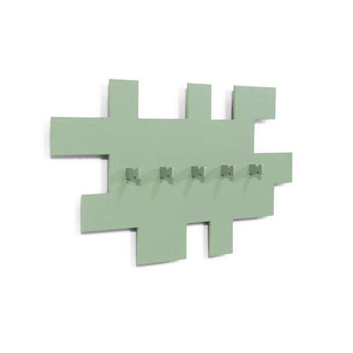 TETROMINO Kapstok - Dusty Green Spinder Design-Kapstokken-Spinder