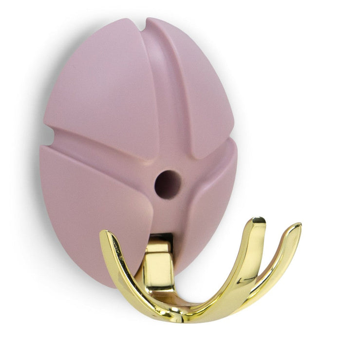 TICK Wandkapstok - Pale Pink / Goud-Kapstokken-Spinder