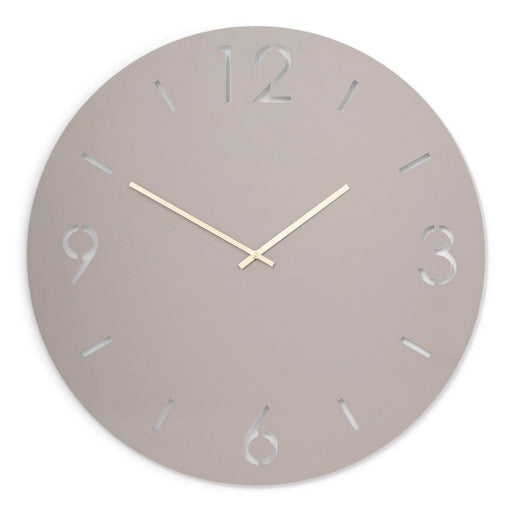 TIME Ø 80 Klok - Silky Taupe-Klokken-Spinder