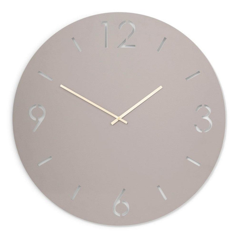 TIME Ø 80 Klok - Silky Taupe-Klokken-Spinder