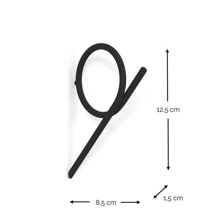 TUBA Kapstok M - Zwart-Kapstokken-Spinder