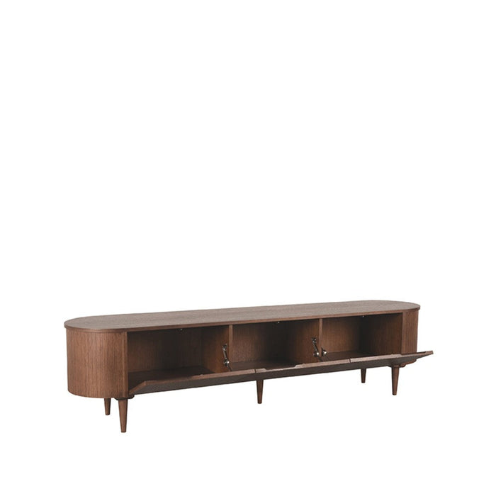 TV Dressoir Oliva - Walnut - Oak - 220x47x55-TV-meubels-LABEL51