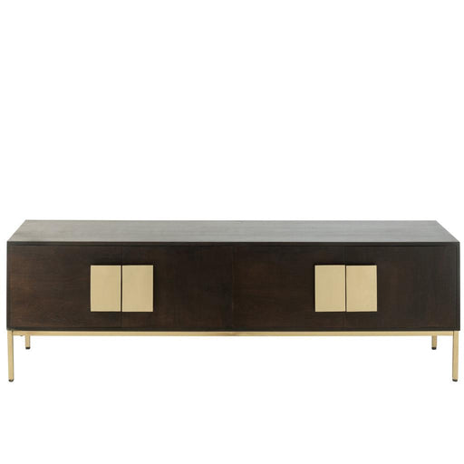 TV-meubel Bruin Ijzer 44x180 cm-Opbergkasten-J-Line