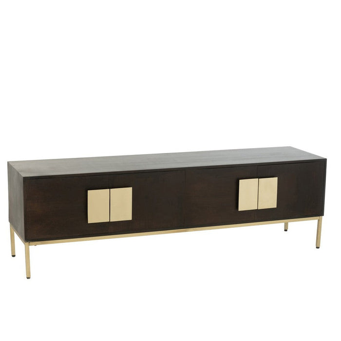 TV-meubel Bruin ijzer 44x180 cm-Opbergkasten-J-Line