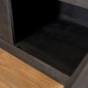 TV-meubel Brussel Zwart 200 cm 200x42x46 cm-TV-meubels-Starfurn