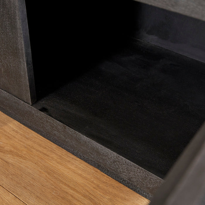 TV-meubel Brussel Zwart - 200 cm-TV-meubels-Starfurn