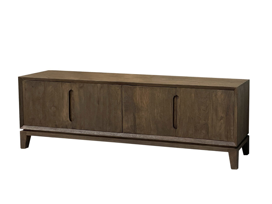TV-meubel Cortez Mangohout Bruin 40x170x55 cm-TV-meubels-Livingfurn