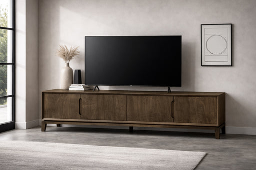 TV-meubel Cortez Mangohout Bruin 40x210x55 cm-TV-meubels-Livingfurn