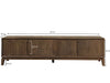 TV-meubel Cortez Mangohout Bruin 40x210x55 cm-TV-meubels-Livingfurn