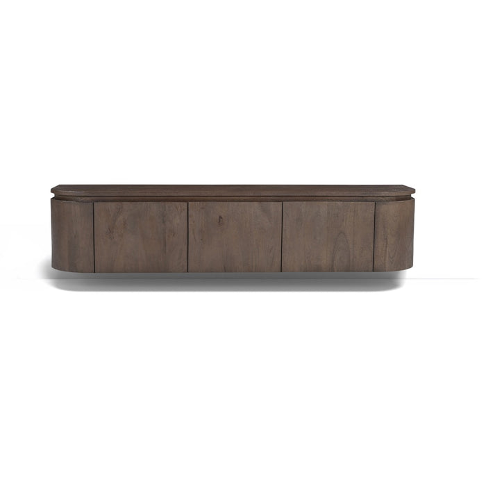 TV-meubel Elvano Malta Zwevend Mangohout Bruin 140cm