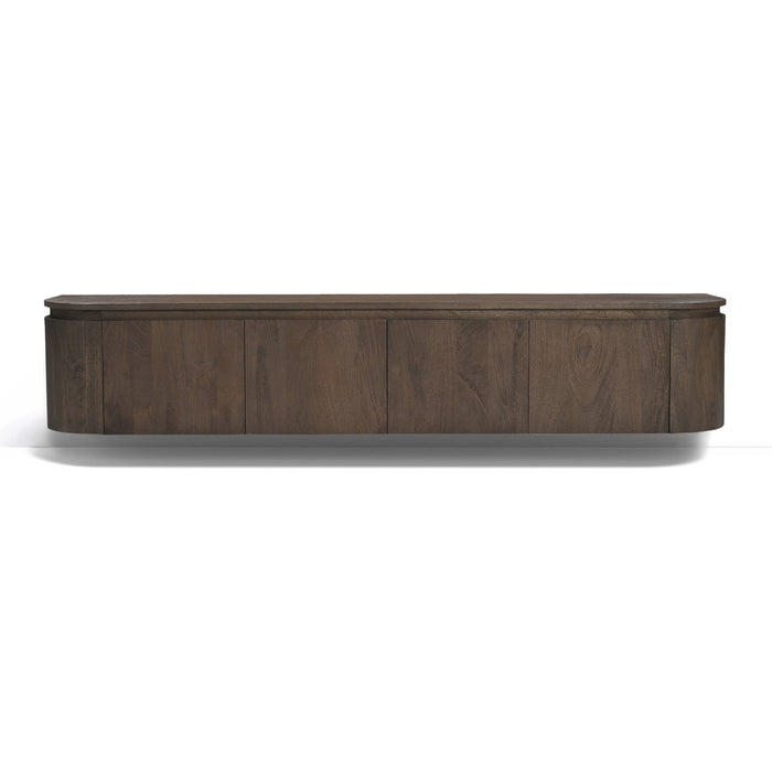 TV-meubel Elvano Malta Zwevend Mangohout Bruin 180cm