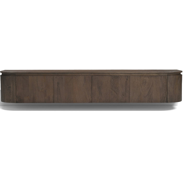 TV-meubel Elvano Malta Zwevend Mangohout Bruin 220cm