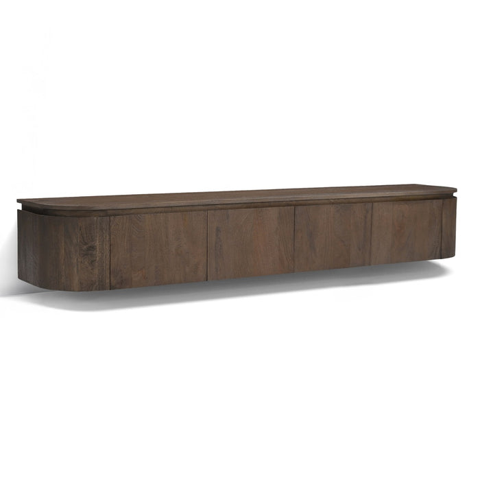 TV-meubel Elvano Malta Zwevend Mangohout Bruin 220cm