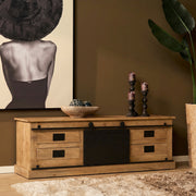TV-meubel Lotte Naturel 155x45 cm-TV-meubels-Starfurn