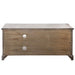TV-meubel Met 2 Manden Paulowniahout Naturel 120 cm-Opbergdozen en manden-J-Line