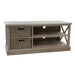 TV-meubel Met 2 Manden Paulowniahout Naturel 120 cm-Opbergdozen en manden-J-Line