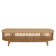 TV-meubel Naturel Bamboe 40x150 cm-TV-meubels-J-Line