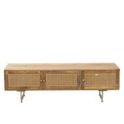 TV-meubel Naturel Mdf 43x120 cm-TV-meubels-J-Line