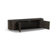 TV-meubel Novero Eikenhout fineer Bruin 140x35x33 cm-TV-meubels-Livingfurn