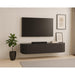 TV-meubel Novero Eikenhout fineer Bruin 140x35x33 cm-TV-meubels-Livingfurn