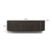 TV-meubel Novero Eikenhout fineer Bruin 140x35x33 cm-TV-meubels-Livingfurn