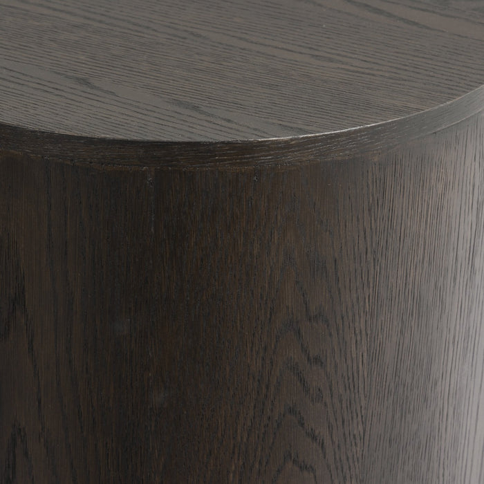 TV-meubel Novero Eikenhout fineer Bruin 140x40x45 cm-TV-meubels-Livingfurn
