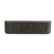 TV-meubel Novero Eikenhout fineer Bruin 180x40x45 cm-TV-meubels-Livingfurn