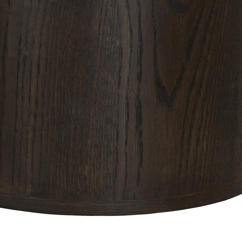 TV-meubel Novero Eikenhout fineer Bruin 220x35x33 cm-TV-meubels-Livingfurn
