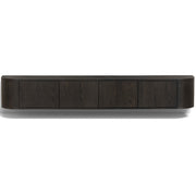 TV-meubel Novero Eikenhout fineer Bruin 220x35x33 cm-TV-meubels-Livingfurn