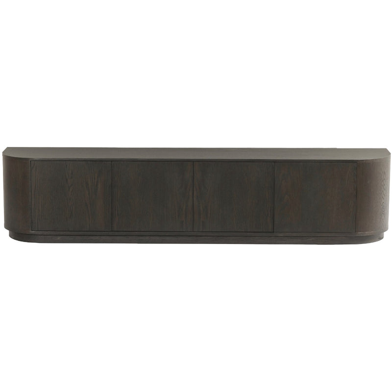 TV-meubel Novero Eikenhout fineer Bruin 220x40x45 cm-TV-meubels-Livingfurn