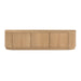 TV-meubel Novero Eikenhout fineer Naturel hout 180x40x45 cm-TV-meubels-Livingfurn