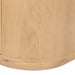 TV-meubel Novero Eikenhout fineer Naturel hout 220x40x45 cm-TV-meubels-Livingfurn
