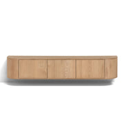 TV-meubel Novero Zwevend Naturel hout 180x35x33 cm-TV-meubels-Livingfurn