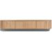 TV-meubel Novero Zwevend Naturel hout 220x35x33 cm-TV-meubels-Livingfurn