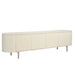 TV-meubel Patou Mangohout Beige 210x43 cm-TV-meubels-Livingfurn