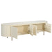 TV-meubel Patou Mangohout Beige 43x210x56 cm-TV-meubels-Livingfurn