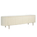 TV-meubel Patou Mangohout Beige 43x210x56 cm-TV-meubels-Livingfurn