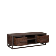 TV-meubel Peru Mangohout Espresso 45x120-TV-meubels-LABEL51