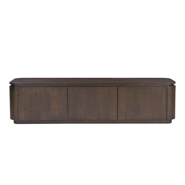 TV-meubel Rivano Eikenhout Fineer Bruin 180cm