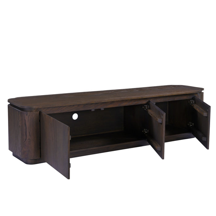 TV-meubel Rivano Eikenhout Fineer Bruin 180cm