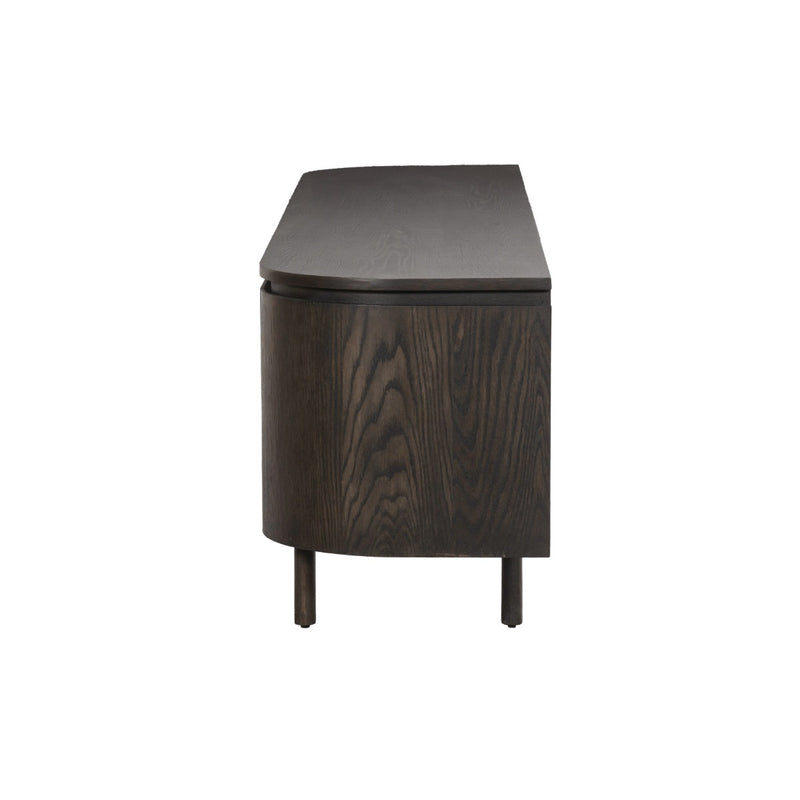 TV-meubel Tobago Eikenhout fineer Bruin 170x43x56 cm-TV-meubels-Livingfurn