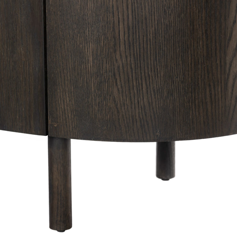 TV-meubel Tobago Eikenhout fineer Bruin 170x43x56 cm-TV-meubels-Livingfurn