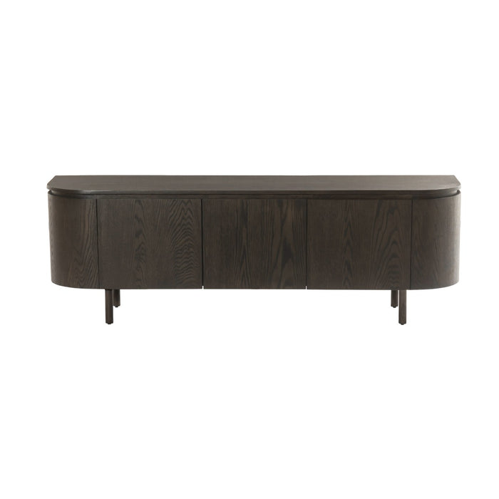 TV-meubel Tobago Eikenhout fineer Bruin 170x43x56 cm-TV-meubels-Livingfurn