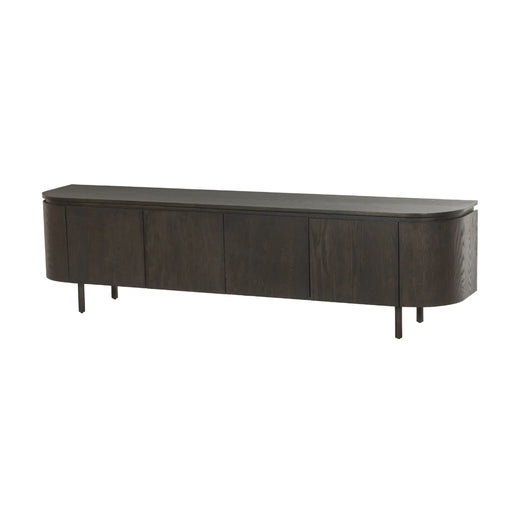 TV-meubel Tobago Eikenhout fineer Bruin 210x43 cm-TV-meubels-Livingfurn